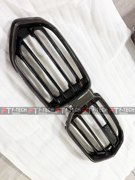 Dry Carbon Fiber X6 M X5 M Style MP Front Grille BMW X5 G05 X6 G06 X5 LCI 2019 - 2026