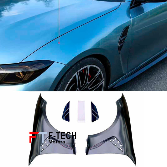 BMW M3 G80 Look Front Fenders with Carbon Fiber Vents for BMW 3 Series G20 G28 2020 - 2023