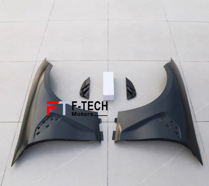 BMW M3 G80 Look Front Fenders with Carbon Fiber Vents for BMW 3 Series G20 G28 2020 - 2023