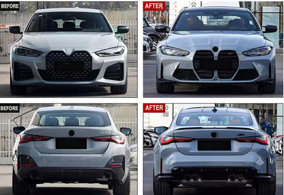 BMW M4 G82 Conversion Upgrade Body Kit Fit BMW 4 Series G22 G23 2 Doors-