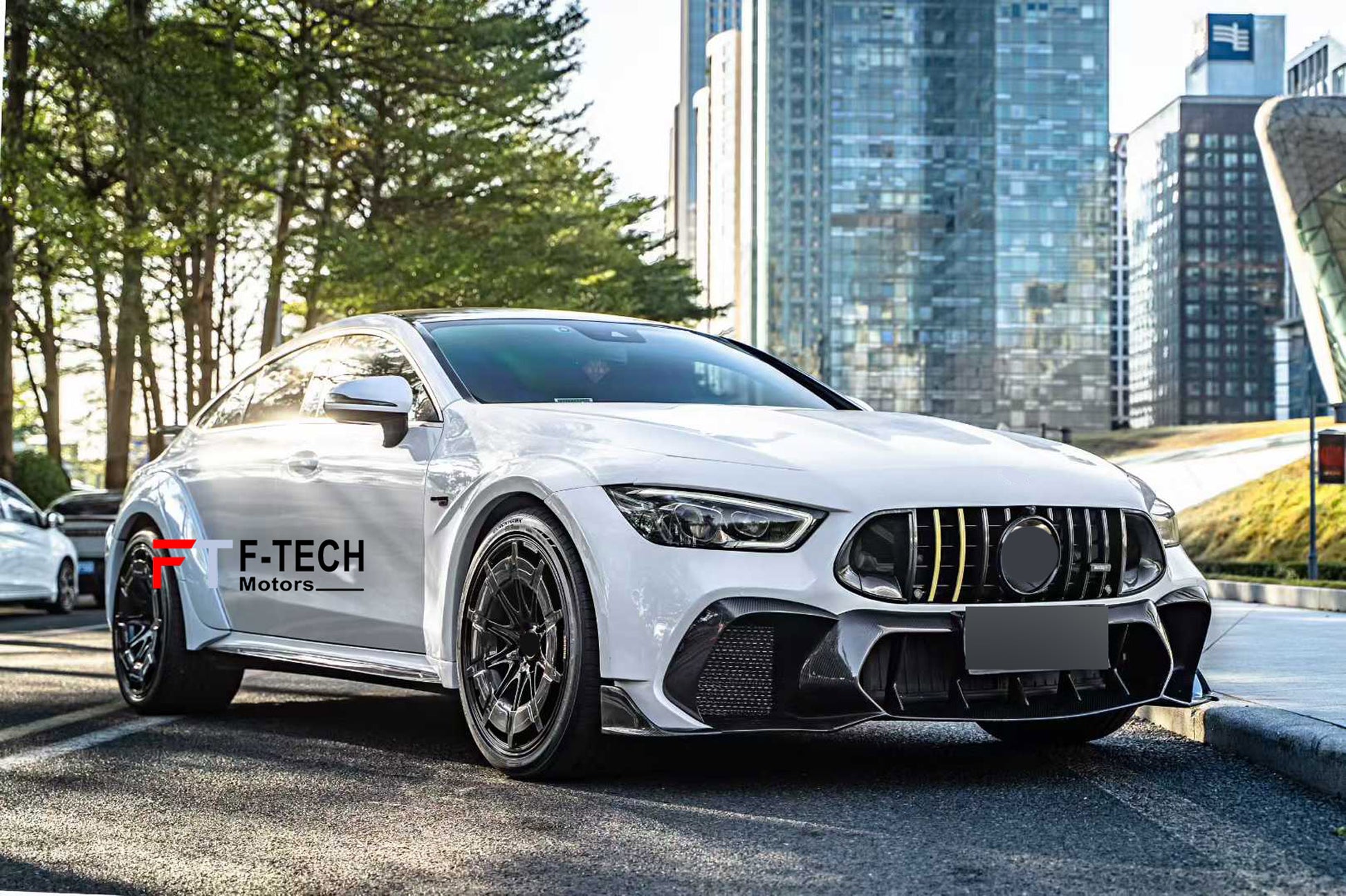 Dry Carbon Fiber Wide Body Kit For Mercedes Benz AMG GT 53 50 43 X290 2019+ Brabus 900 1000 Rocket