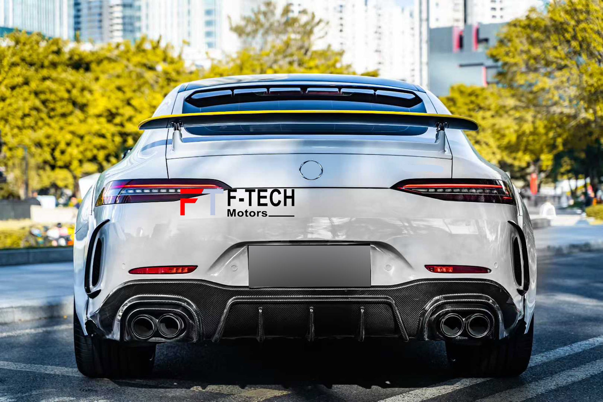 Dry Carbon Fiber Wide Body Kit For Mercedes Benz AMG GT 53 50 43 X290 2019+ Brabus 900 1000 Rocket