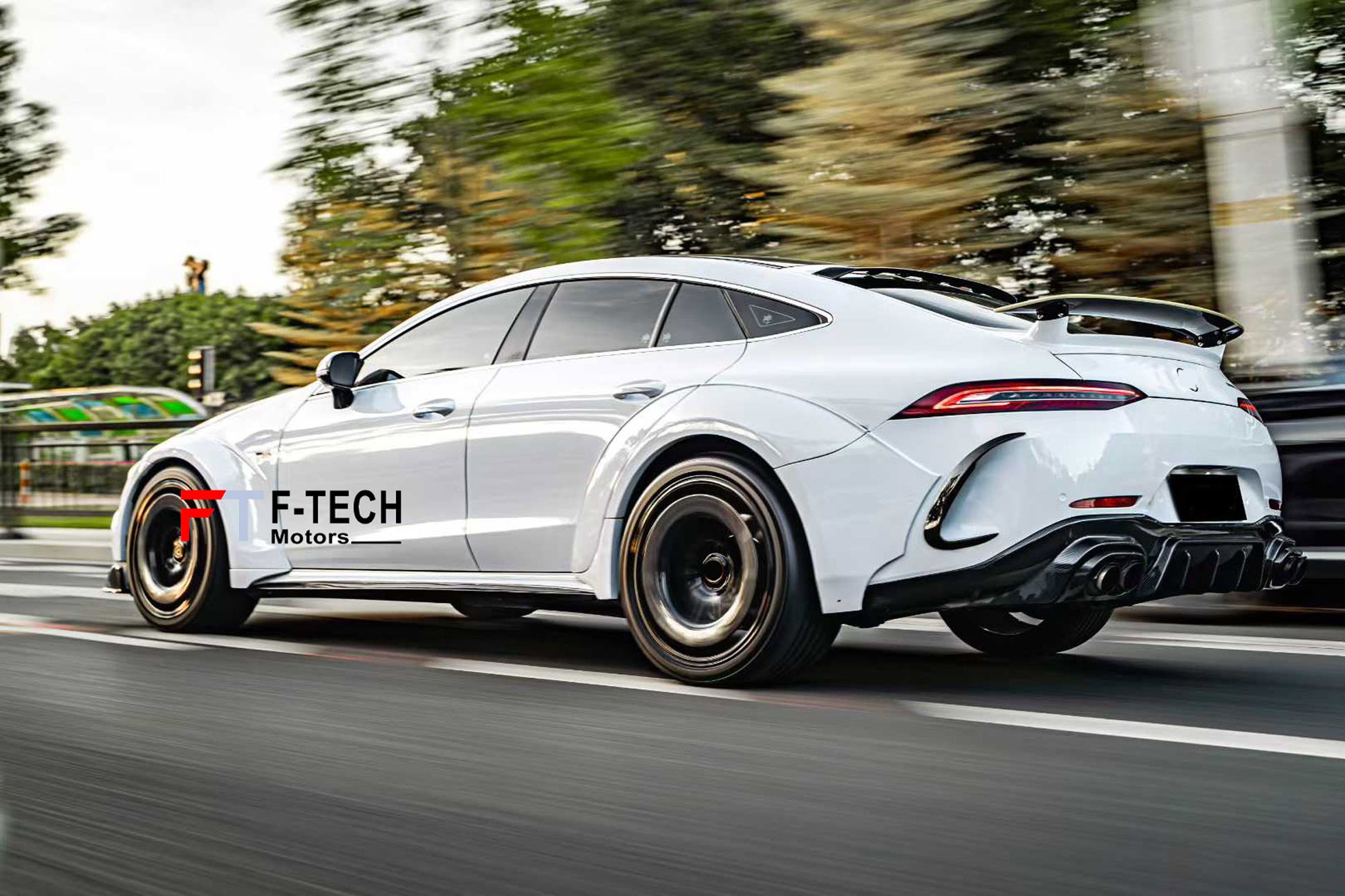 Dry Carbon Fiber Wide Body Kit For Mercedes Benz AMG GT 53 50 43 X290 2019+ Brabus 900 1000 Rocket