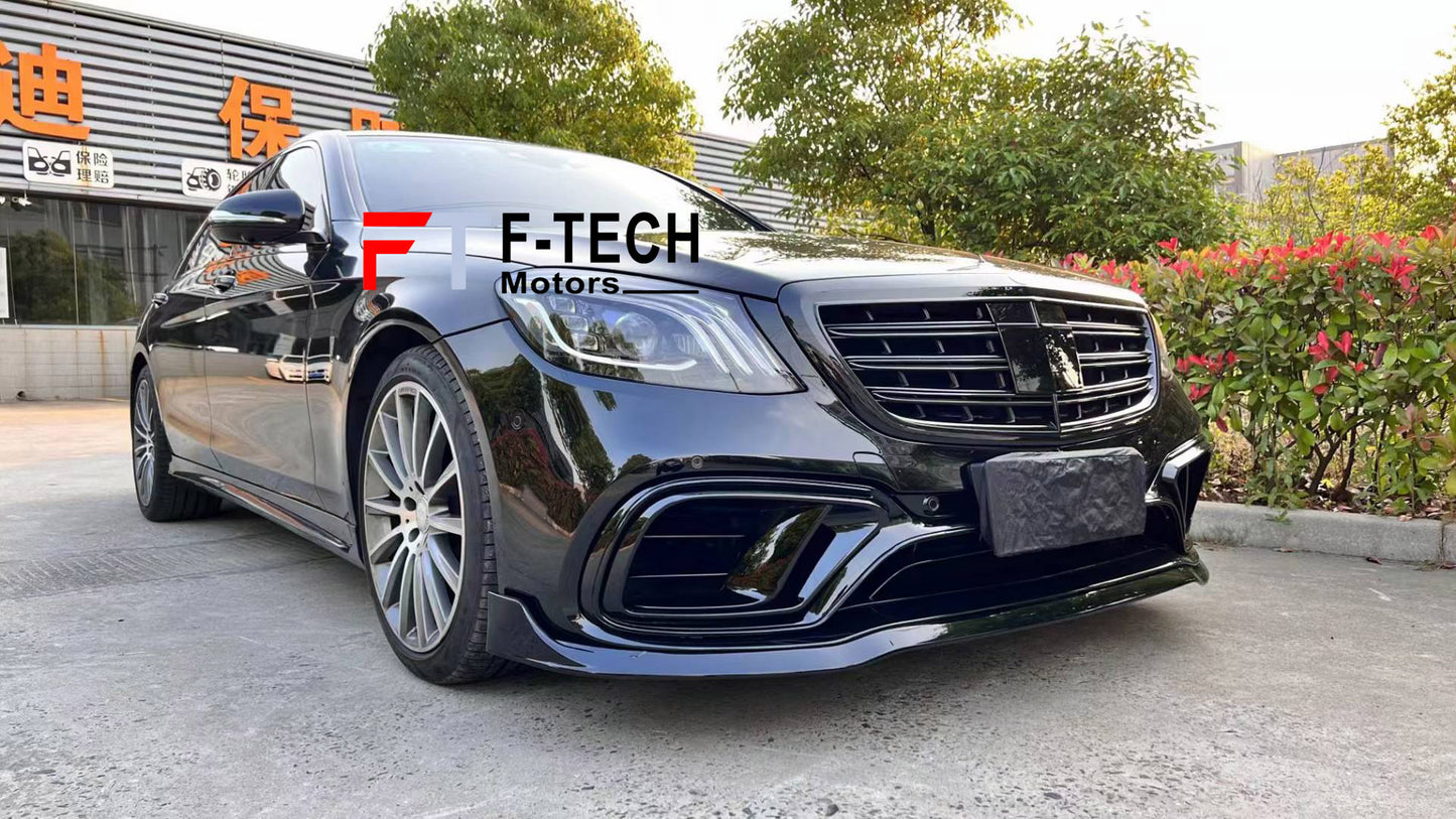 Body Kit for Mercedes Benz S Class W222 S63 AMG 2017 - 2021 Plastic Brabus