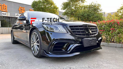 Body Kit for Mercedes Benz S Class W222 S63 AMG 2017 - 2021 Plastic Brabus