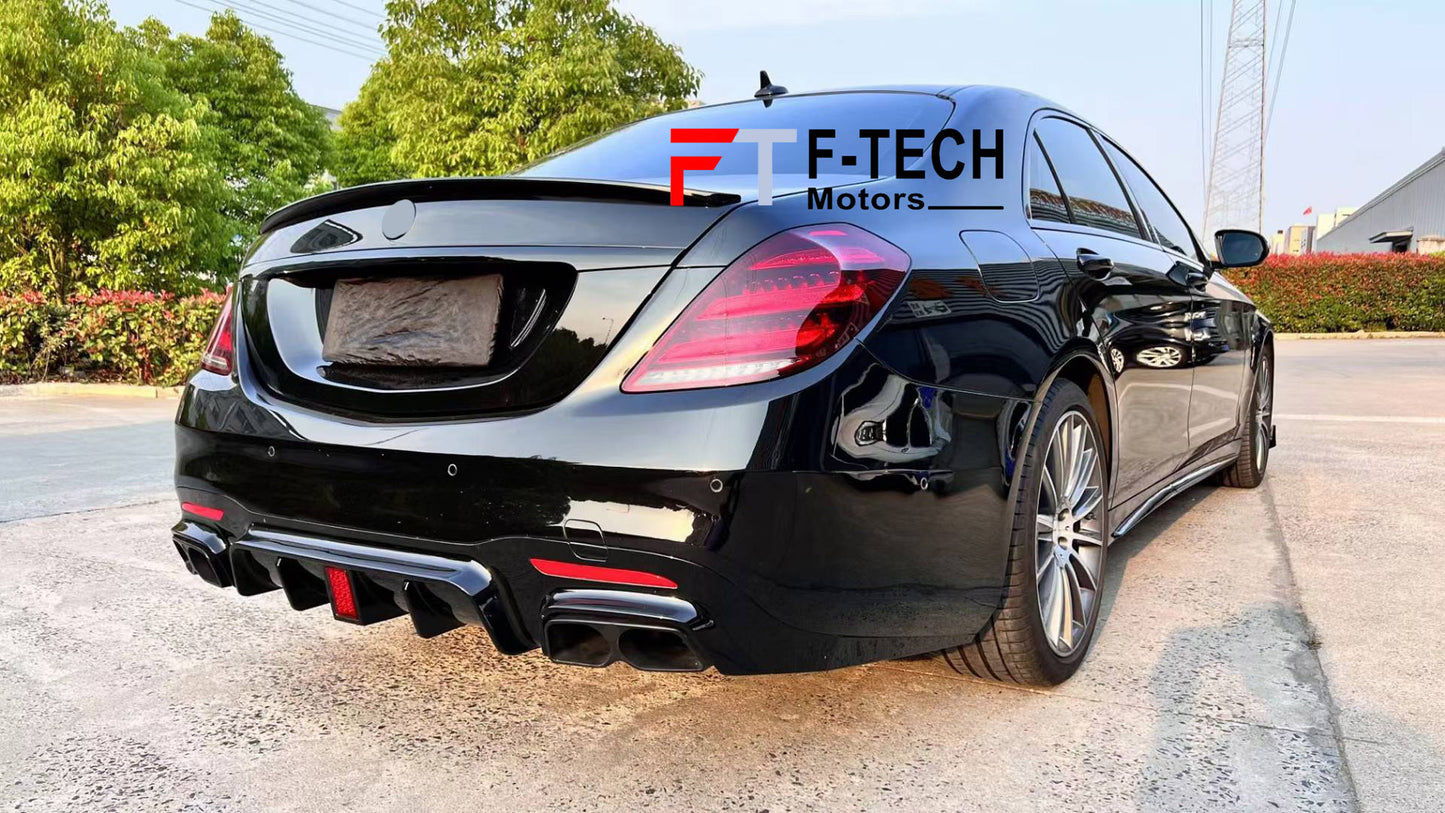 Body Kit for Mercedes Benz S Class W222 S63 AMG 2017 - 2021 Plastic Brabus