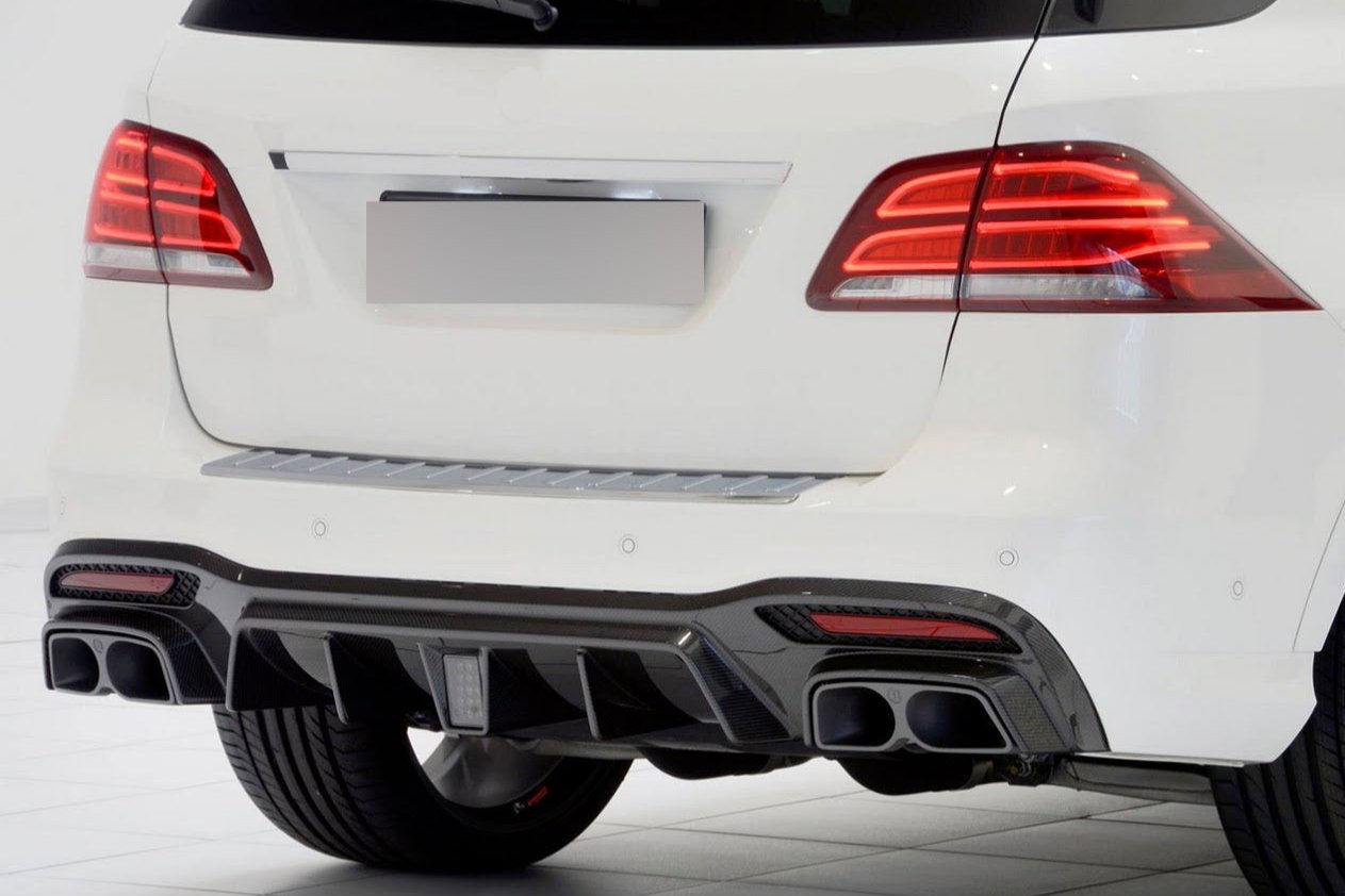 Rear diffuser with exhaust tips for Mercedes Benz GLE W166 2012 - 2019