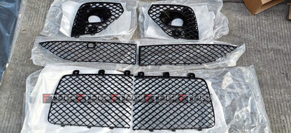 Black Front Grille Bumper Mesh For Bentley Bentayga Facelift 2020+