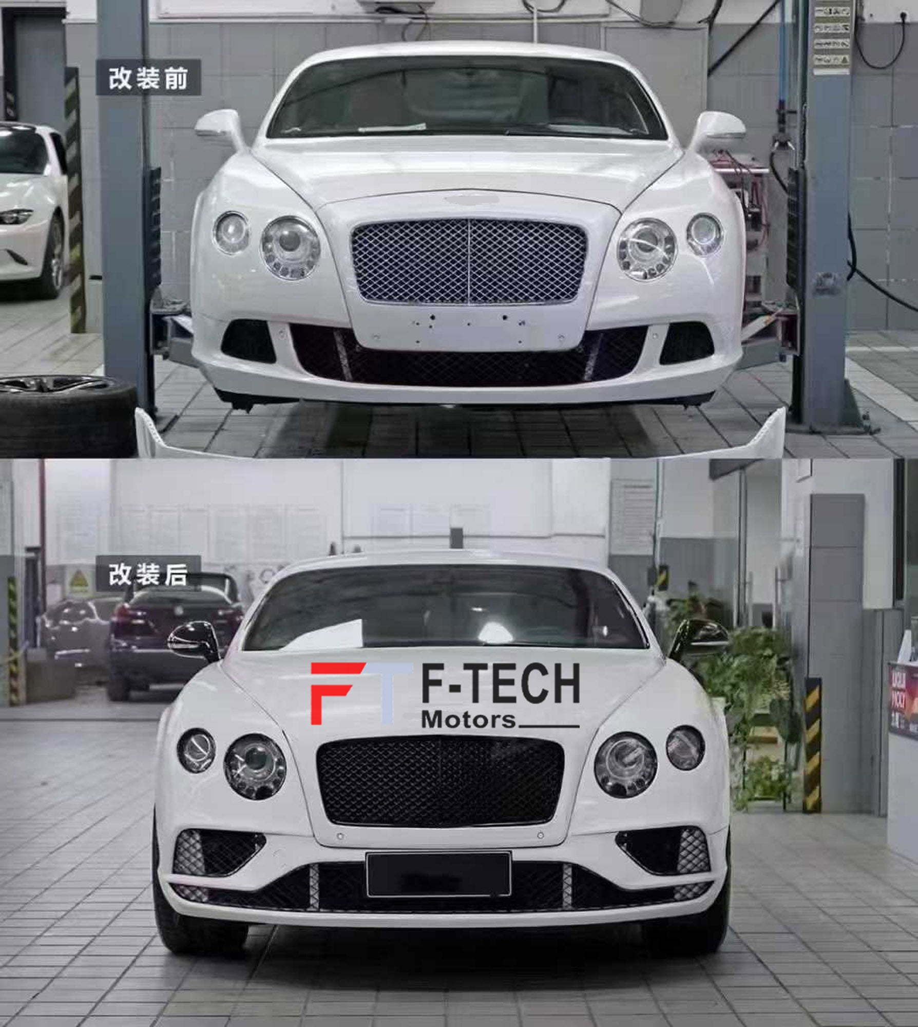 Bentley Continental GT 2003 - 2011 Upgarde to 2012 - 2018 Look Body Kit