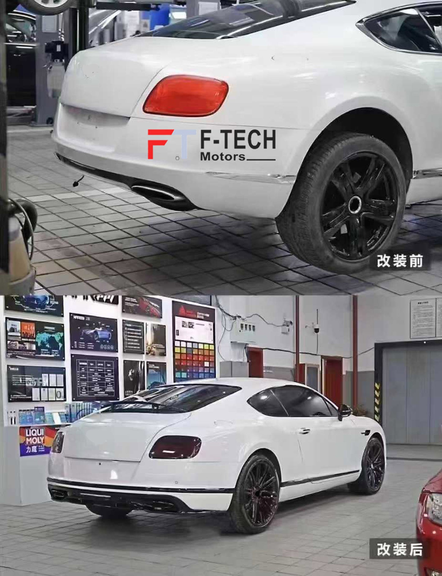 Bentley Continental GT 2003 - 2011 Upgarde to 2012 - 2018 Look Body Kit