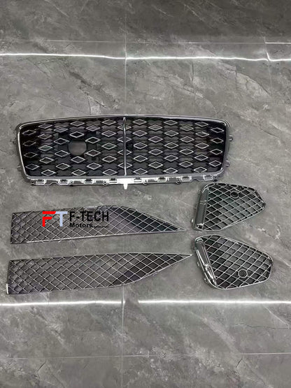 Silver Front Grille Bumper Mesh For Bentley Continental GT 2025+