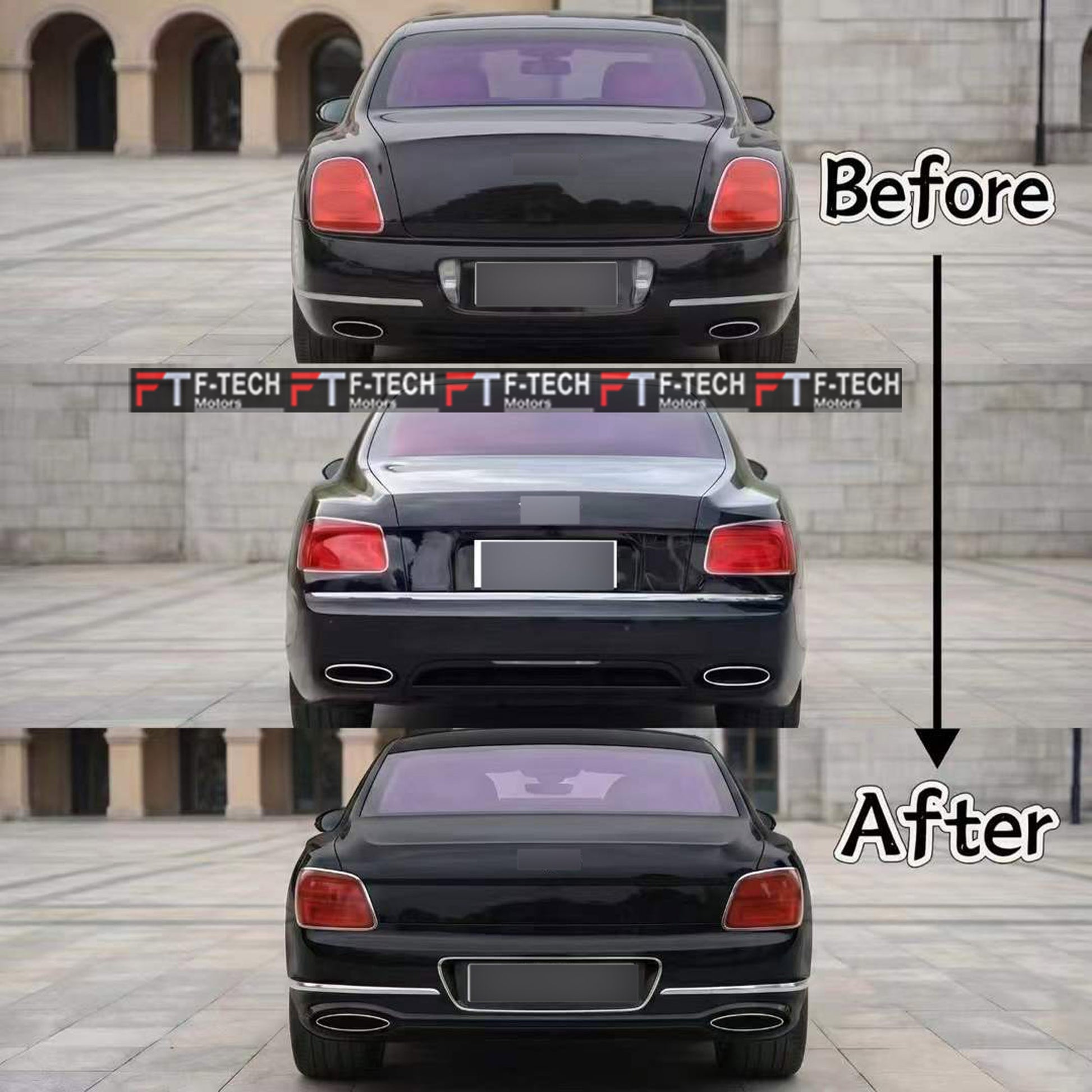 Bentley Flying Spur 2005 - 2019 Upgrade To 2020 - 2024 Body Kit