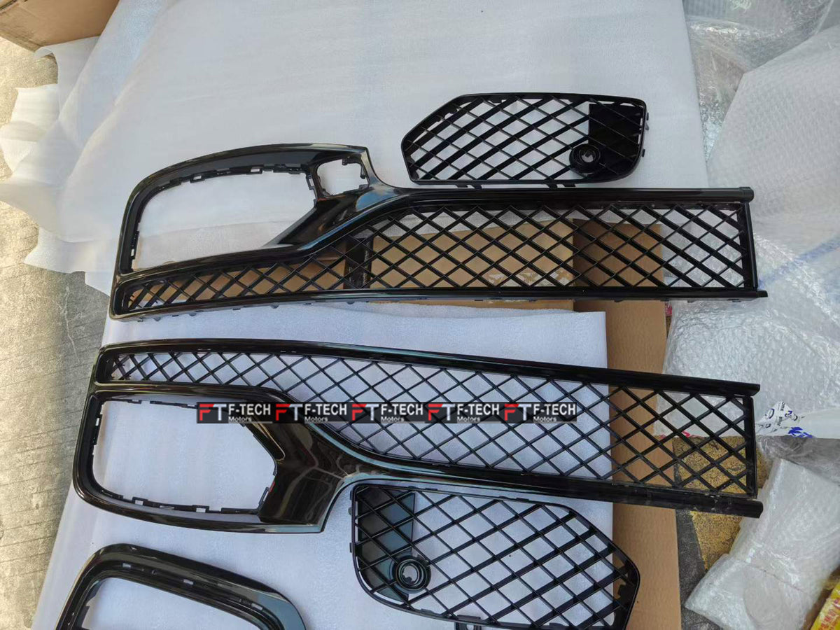 Bumper Lower Mesh Front Grille For Bentley Flying Spur 2020 - 2024