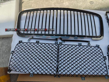 Bumper Lower Mesh Front Grille For Bentley Flying Spur 2020 - 2024