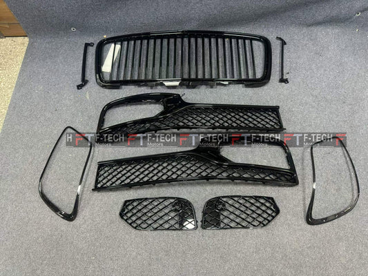 Front Grille Bumper Mesh Tail Light Covers For Bentley Flying Spur 2020 - 2024
