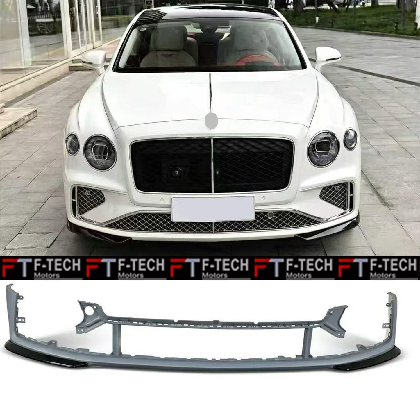Front Spoiler Lip Kit For Bentley Flying Spur 2025+