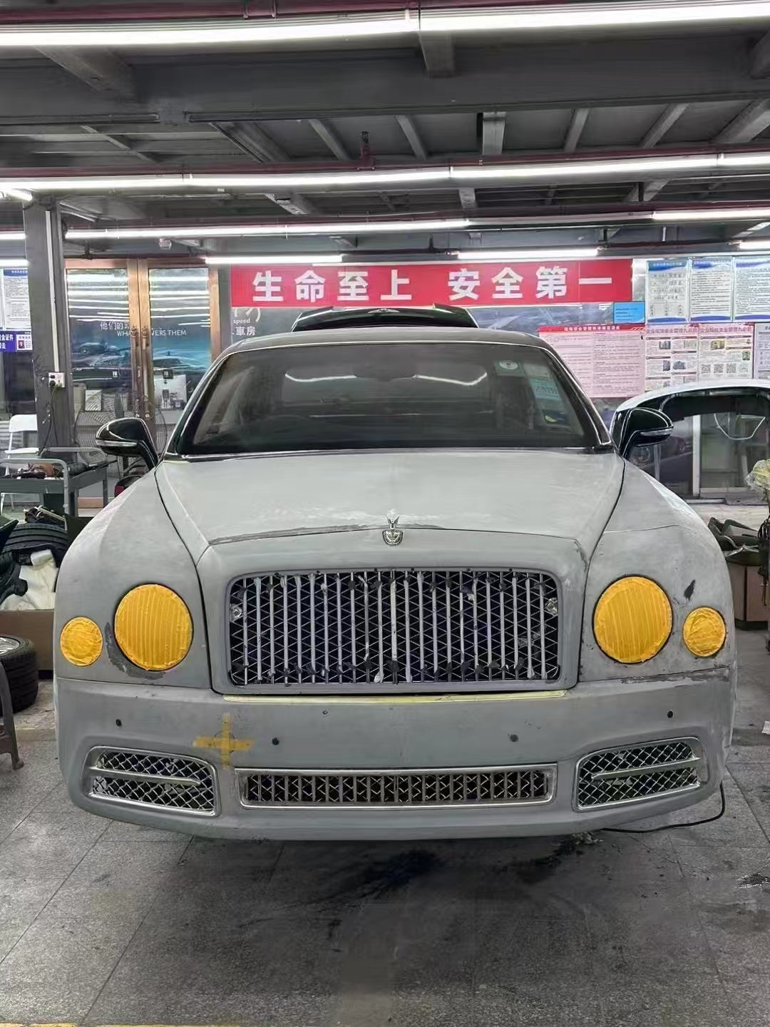 For Bentley Mulsanne 2010 - 2016 Conversion Upgrade Body Kit 2020 Style