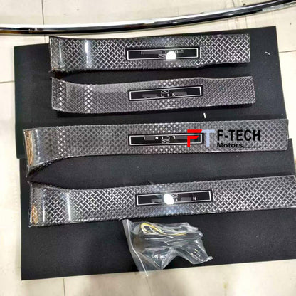 Dry Carbon Door Sills Illuminated For Rolls Royce Cullinan 2018+ Black Badge