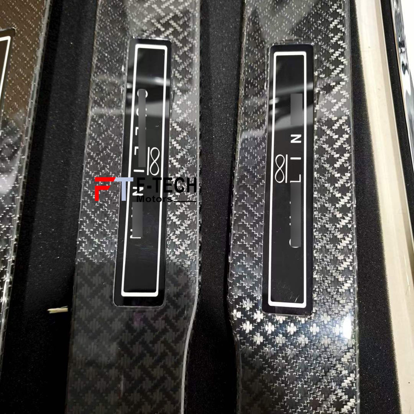 Dry Carbon Door Sills Illuminated For Rolls Royce Cullinan 2018+ Black Badge