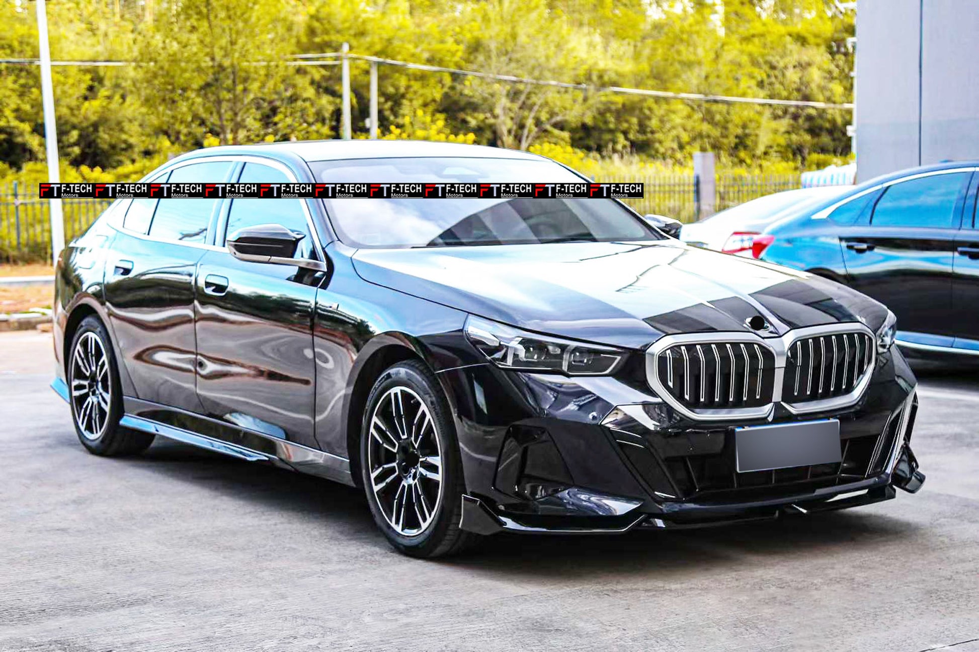 Gloss Black Aero Kit For BMW 5 Series G60 G68 2023+ Black Knight