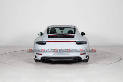 Black Smoked Tail Lights For Porsche 911 991.2 Carrera 4 S 4S 2017 -  2019