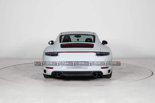 Black Smoked Tail Lights For Porsche 911 991.2 Carrera 4 S 4S 2017 -  2019