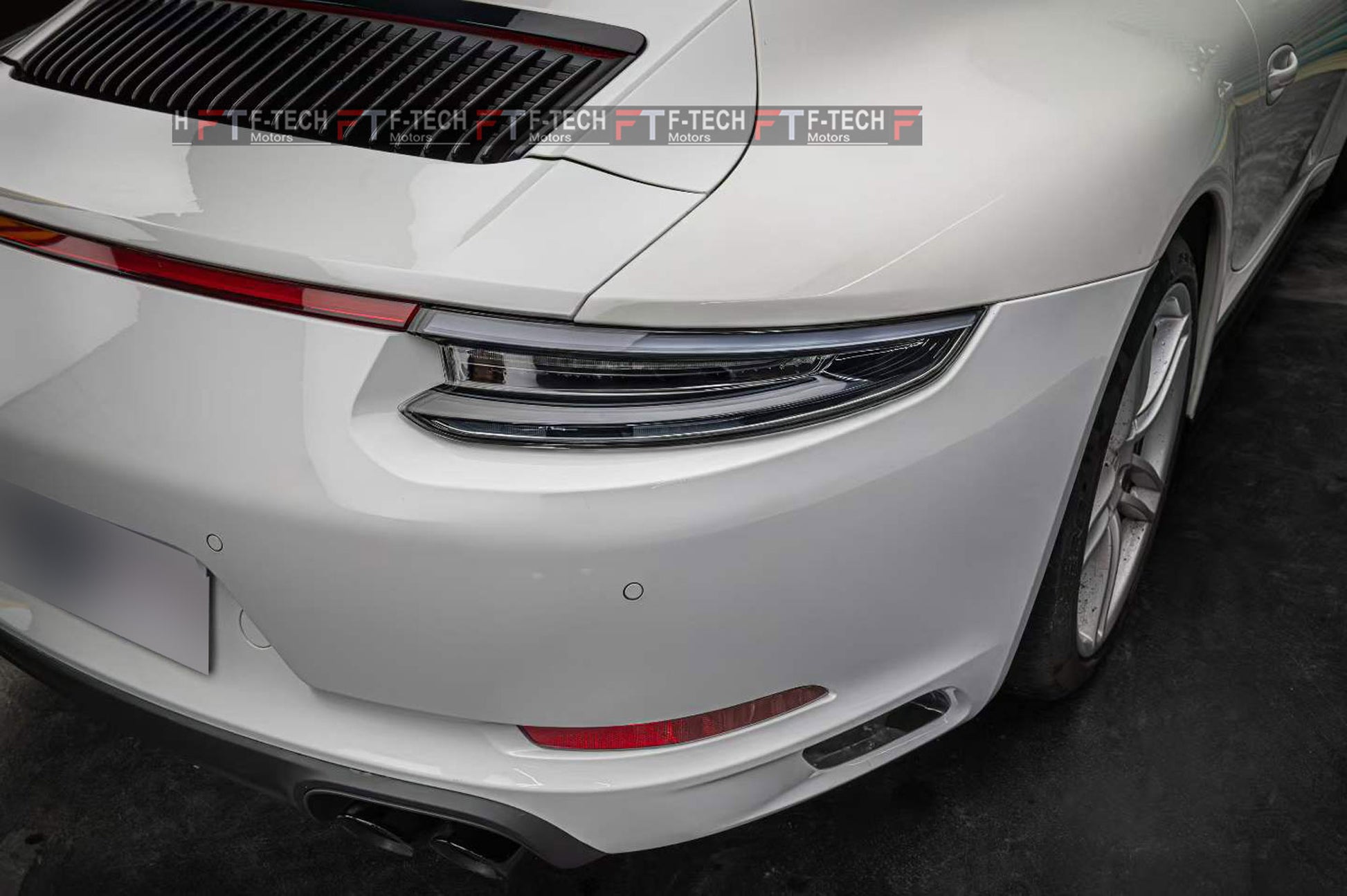 Black Smoked Tail Lights For Porsche 911 991.2 Carrera 4 S 4S 2017 -  2019