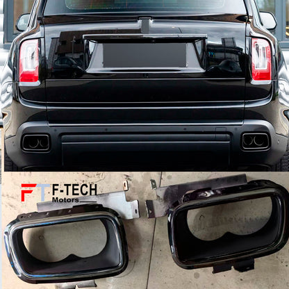 Exhaust Tips for Rolls Royce Cullinan 2018 - 2025 Black Badge