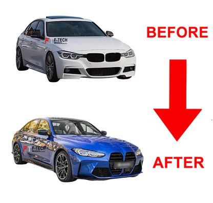 Body Kit BMW 3 Series F30 Sedan | 4 Series F32 Coupe Upgrade Convert into new BMW M3 G80 | M4 G82