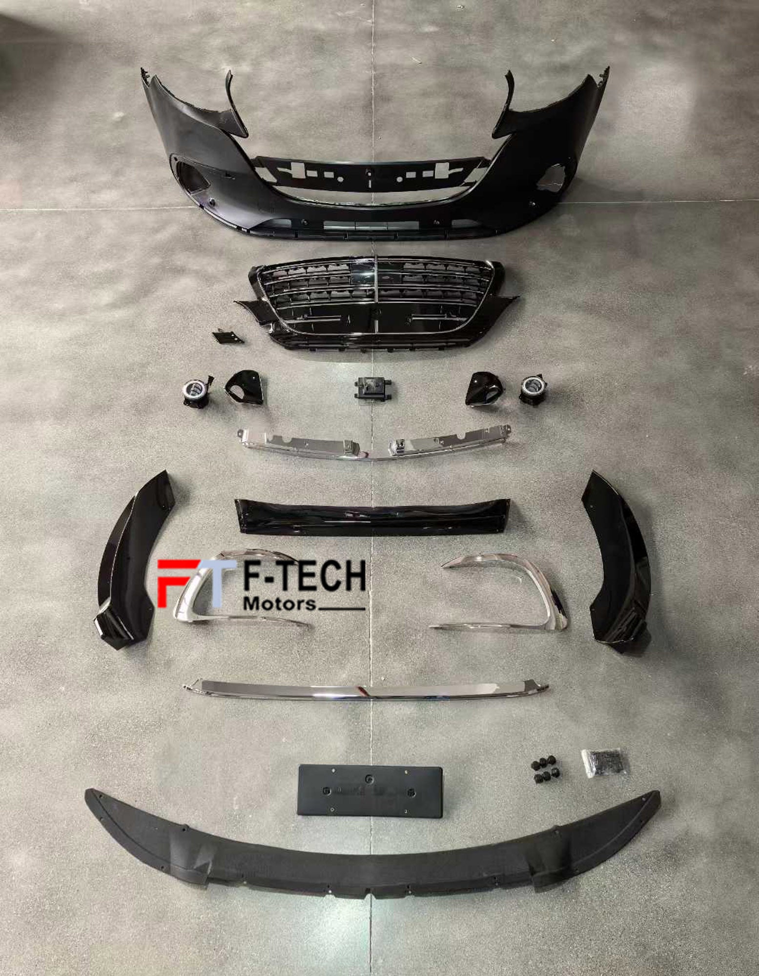 Front Bumper Grille Kit For Mercedes Benz Sprinter W907 2019+