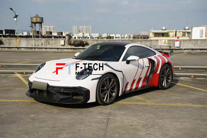 Dry Carbon Fiber Body Kit For Porsche 911 992.1 Carrera 4 S 2019 - 2024 Brabus 900 Rocket 