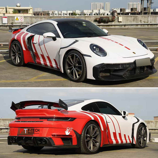 Dry Carbon Fiber Body Kit For Porsche 911 992.1 Carrera 4 S 2019 - 2024 Brabus 900 Rocket 