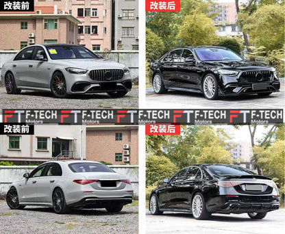 For Mercedes Benz S Class W223 S63 AMG 2021 - 2026 Body Kit Gloss Plastic Brabus