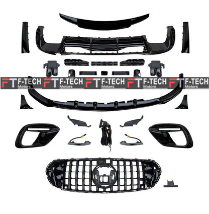 For Mercedes Benz S Class W223 S63 AMG 2021 - 2026 Body Kit Gloss Plastic Brabus