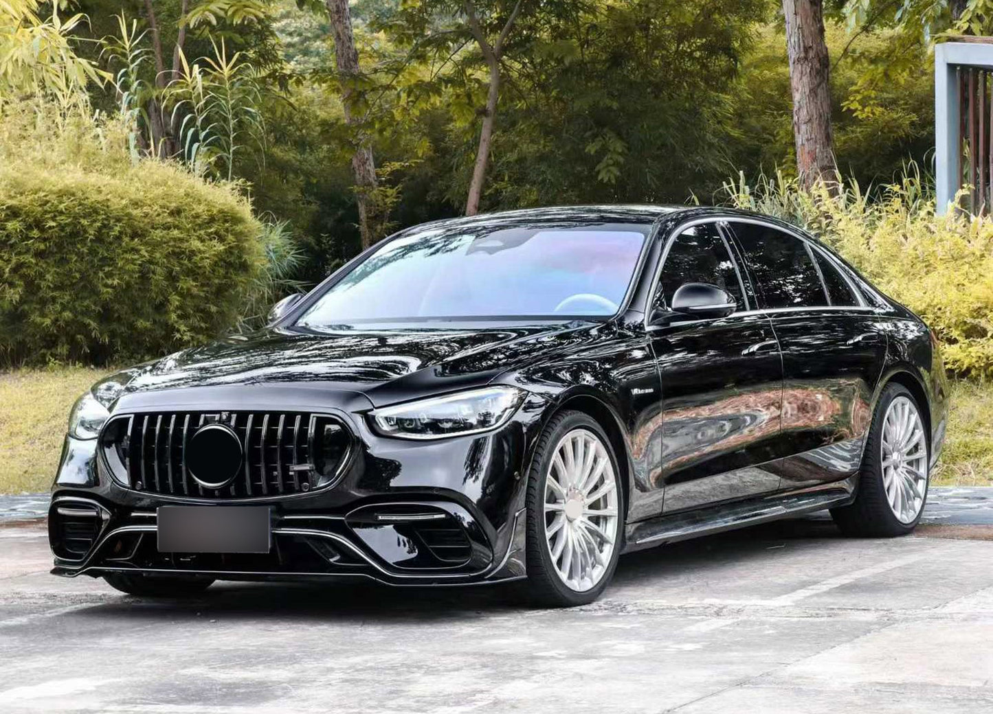 For Mercedes Benz S Class W223 S63 AMG 2021 - 2026 Body Kit Gloss Plastic Brabus