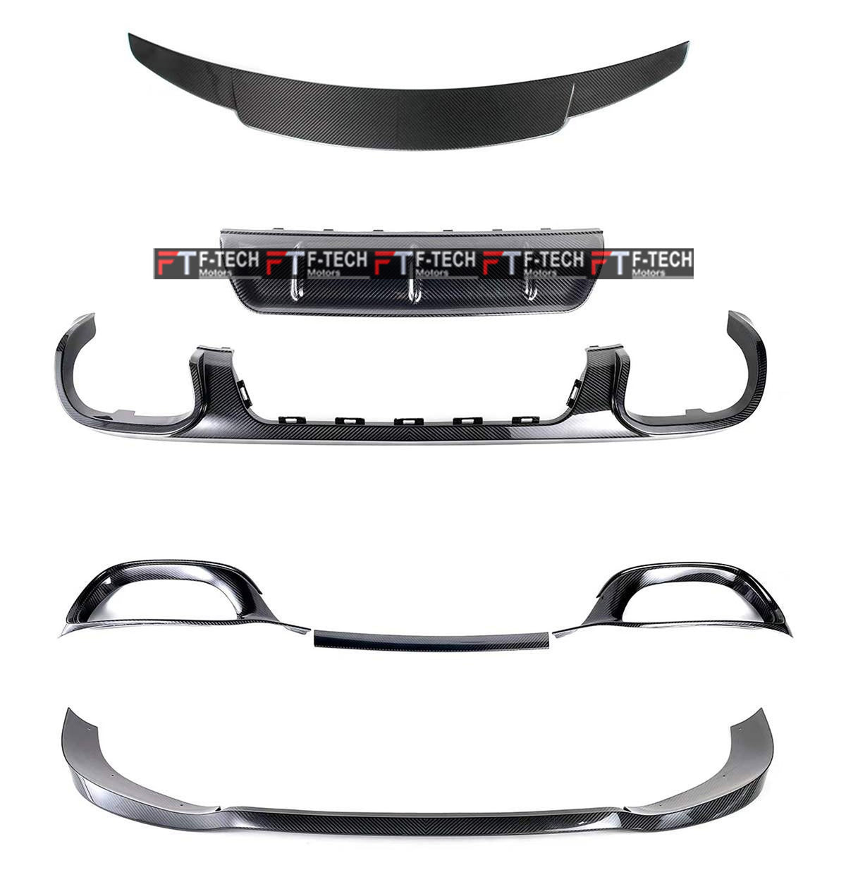 Dry Carbon Fiber Aero Kit For Mercedes Benz S Class W223 S680 Maybach 2021 - 2025 Brabus