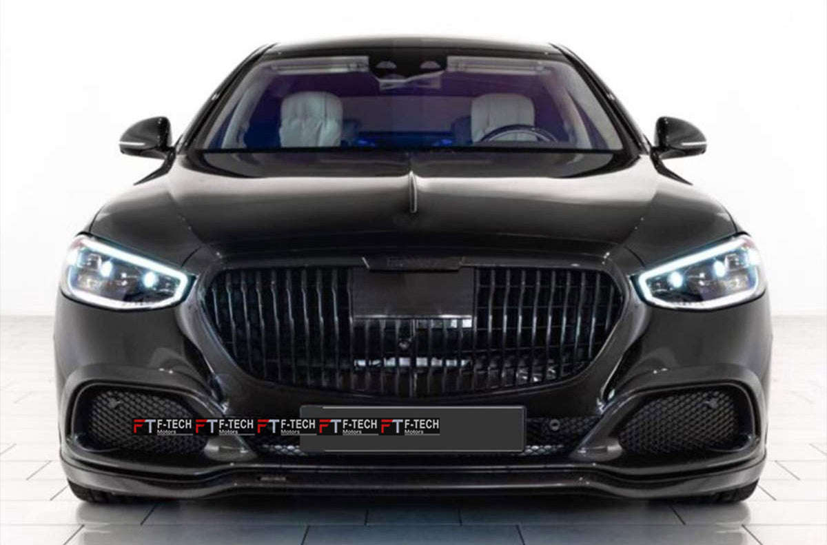 Dry Carbon Fiber Aero Kit For Mercedes Benz S Class W223 S680 Maybach 2021 - 2025 Brabus