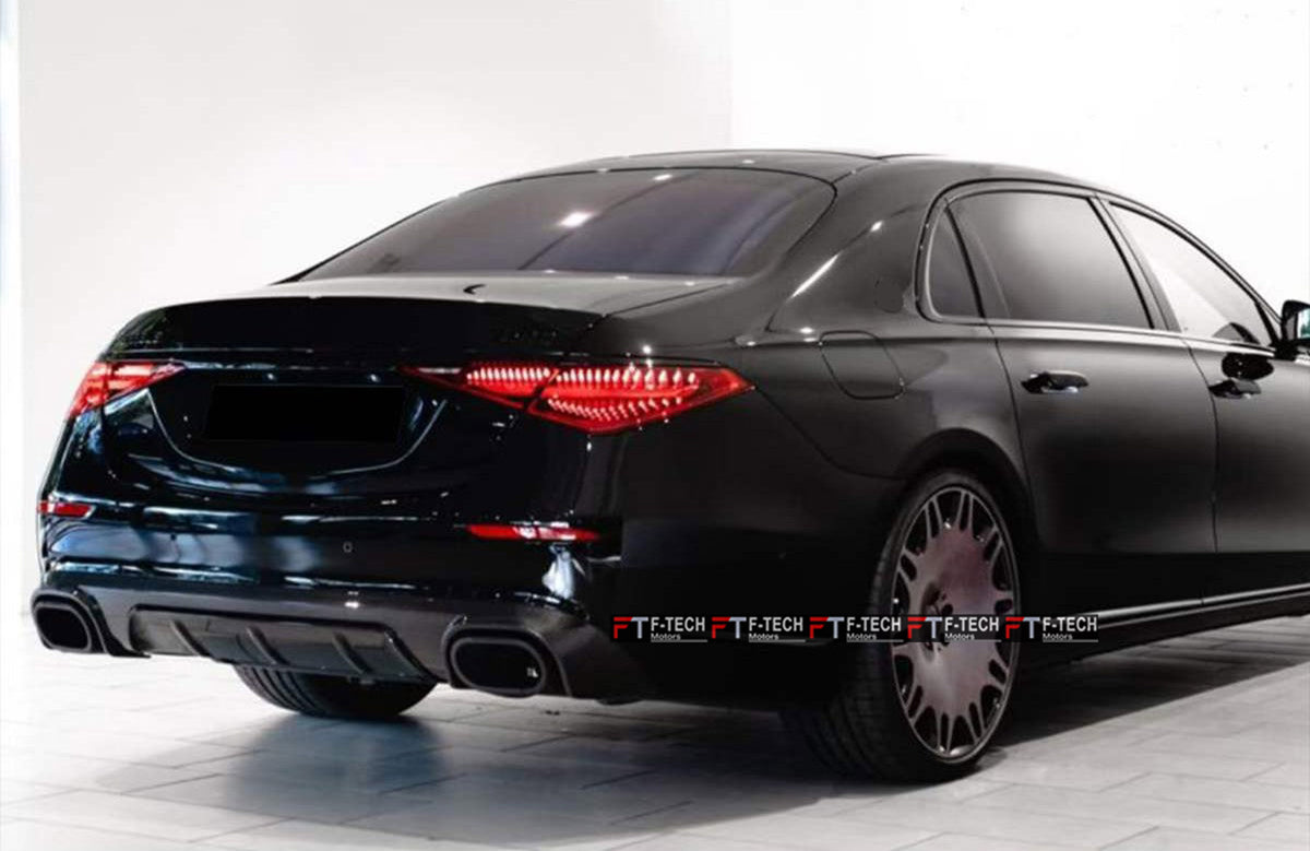 Dry Carbon Fiber Aero Kit For Mercedes Benz S Class W223 S680 Maybach 2021 - 2025 Brabus