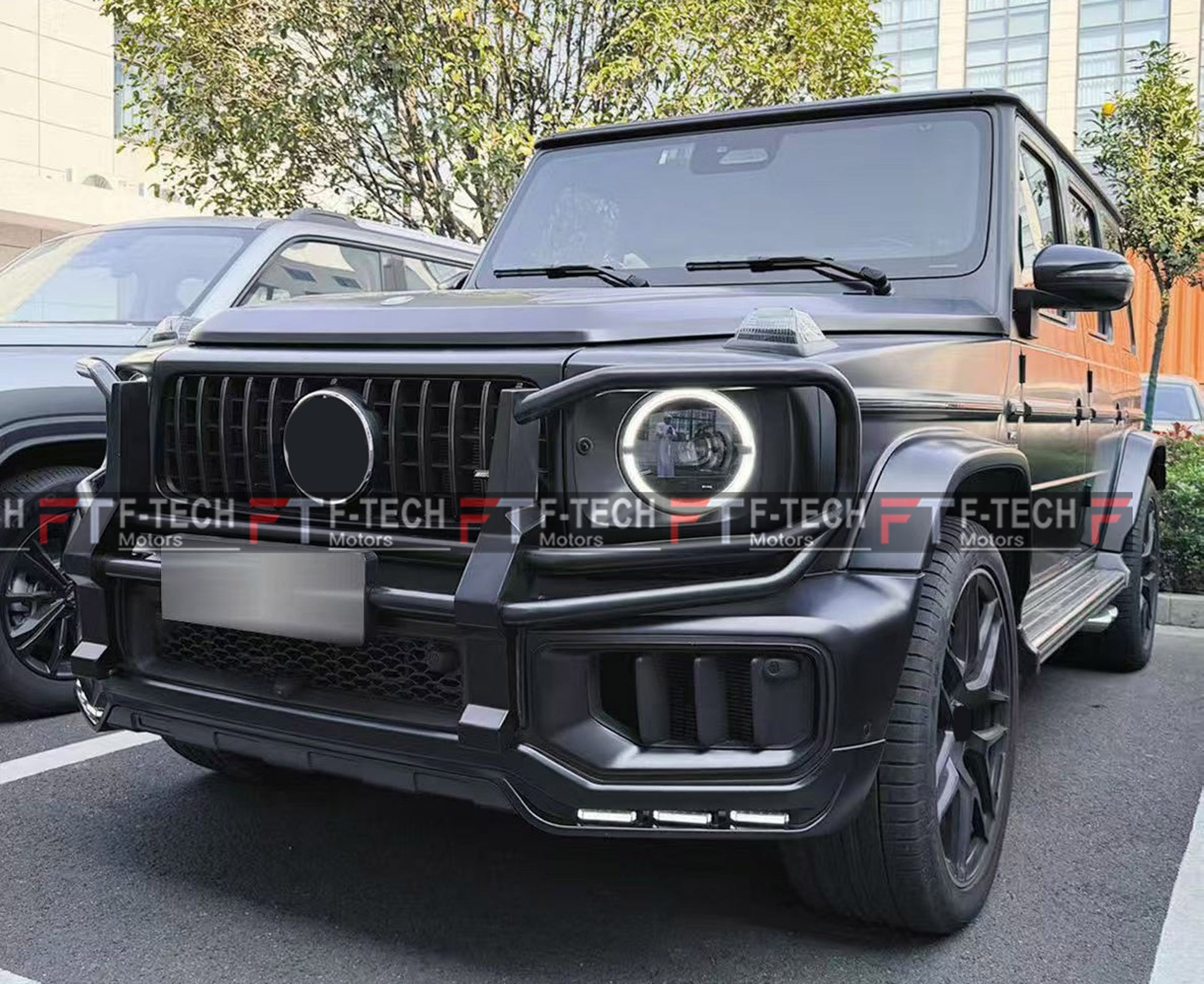 Bull Bar Guard Front Lip For Mercedes Benz G Class W465 G63 AMG 2025+ brabus