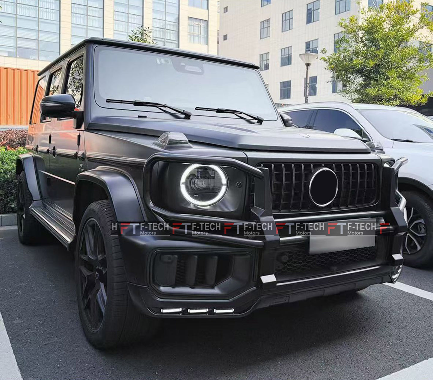 Bull Bar Guard Front Lip For Mercedes Benz G Class W465 G63 AMG 2025+ brabus