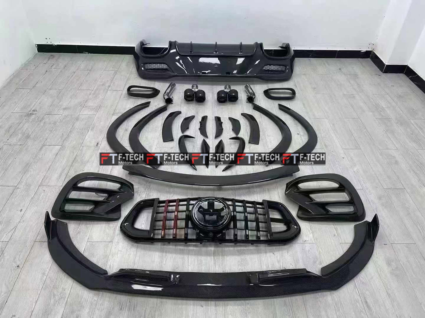 Dry Carbon Fiber Body Kit For Mercedes Benz GLE Coupe C167 2019 - 2023 Brabus