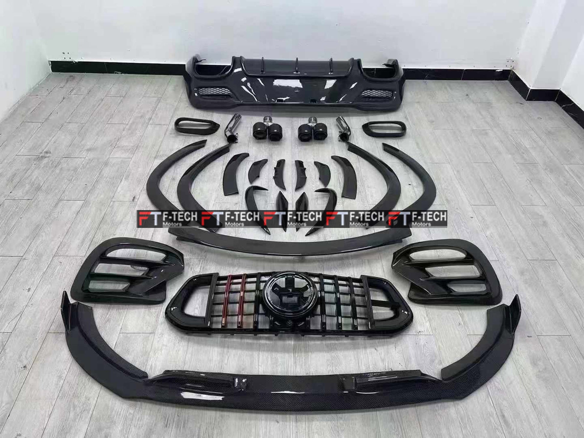 Dry Carbon Fiber Body Kit For Mercedes Benz GLE Coupe C167 2019 - 2023 Brabus