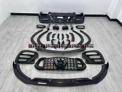 Dry Carbon Fiber Body Kit For Mercedes Benz GLE Coupe C167 2019 - 2023 Brabus