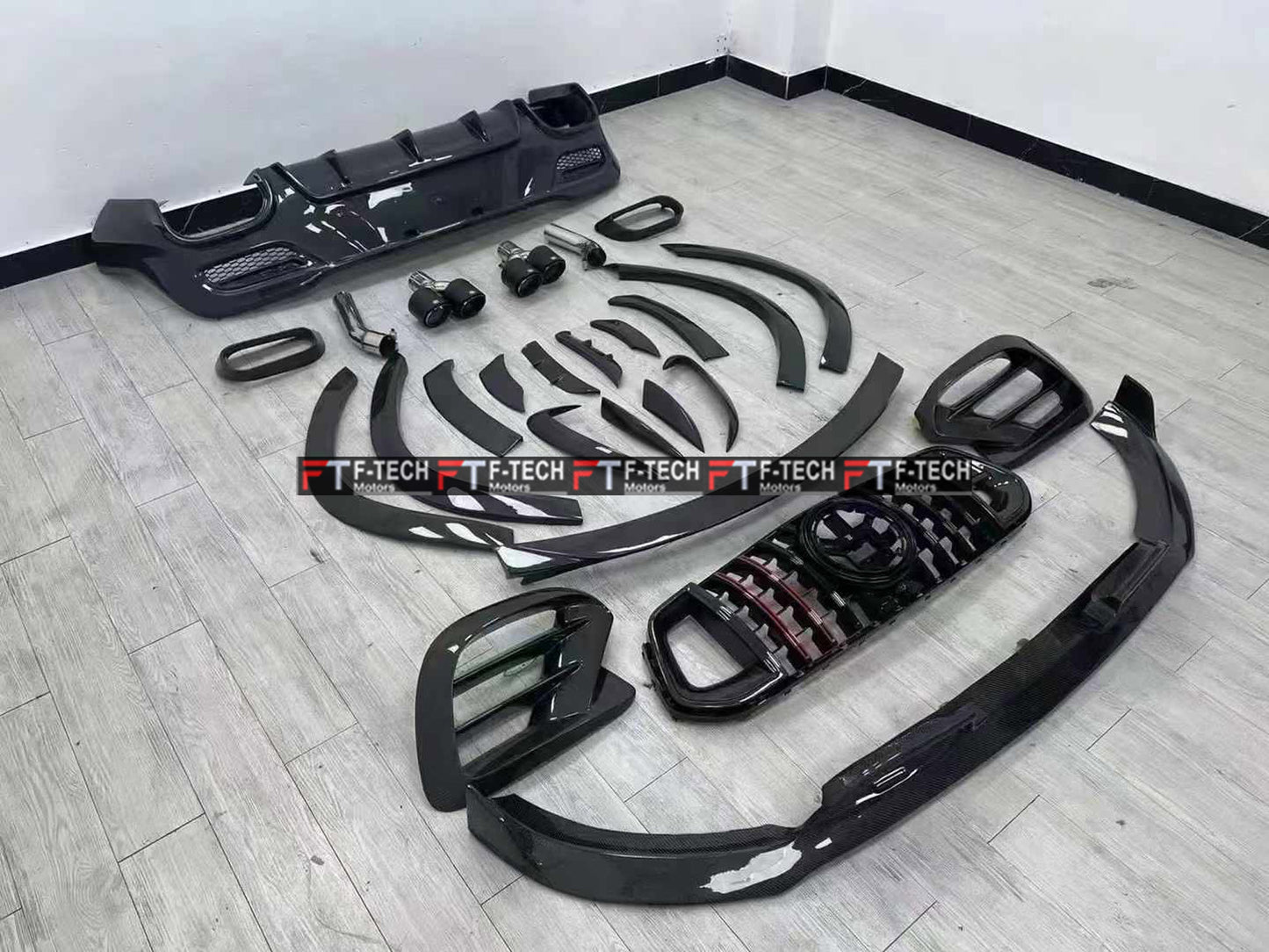 Dry Carbon Fiber Body Kit For Mercedes Benz GLE Coupe C167 2019 - 2023 Brabus