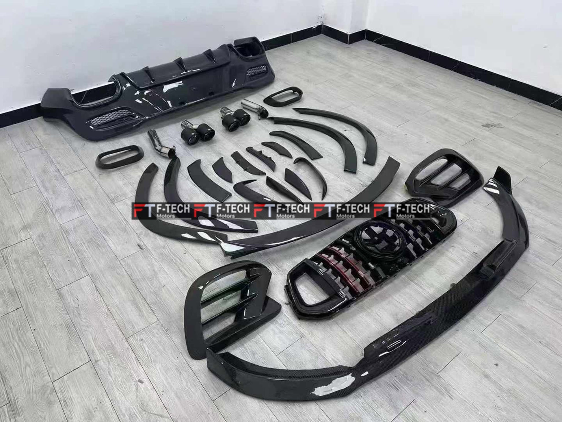 Dry Carbon Fiber Body Kit For Mercedes Benz GLE Coupe C167 2019 - 2023 Brabus