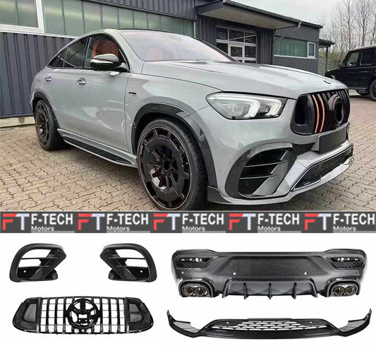 Dry Carbon Fiber Body Kit For Mercedes Benz GLE Coupe C167 2019 - 2023 Brabus