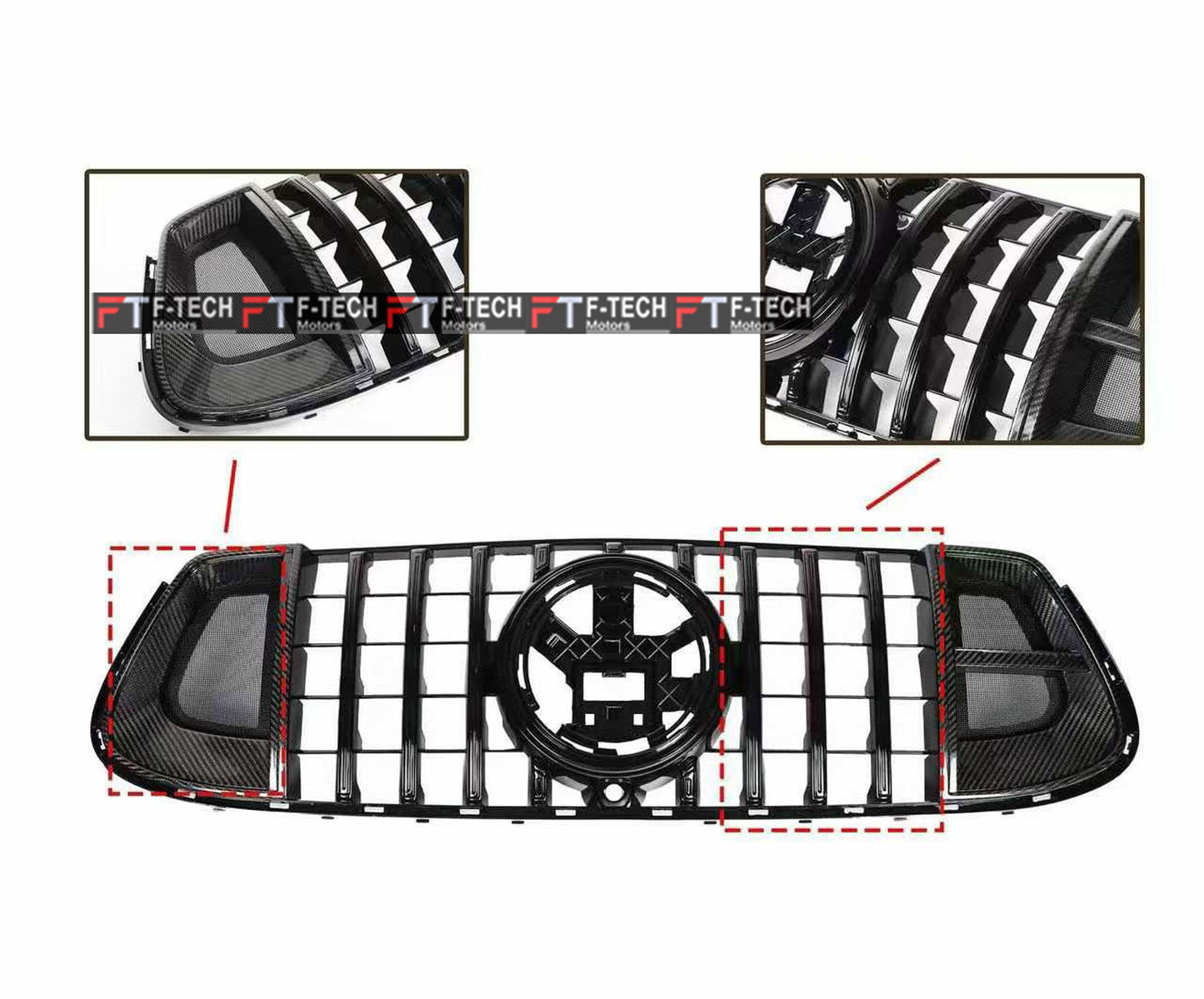 Dry Carbon Fiber Body Kit For Mercedes Benz GLE Coupe C167 2019 - 2023 Brabus