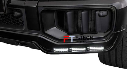 LED Illuminated Front Lip For Mercedes Benz G Class W465 G63 AMG W450d 2025+ Brabus