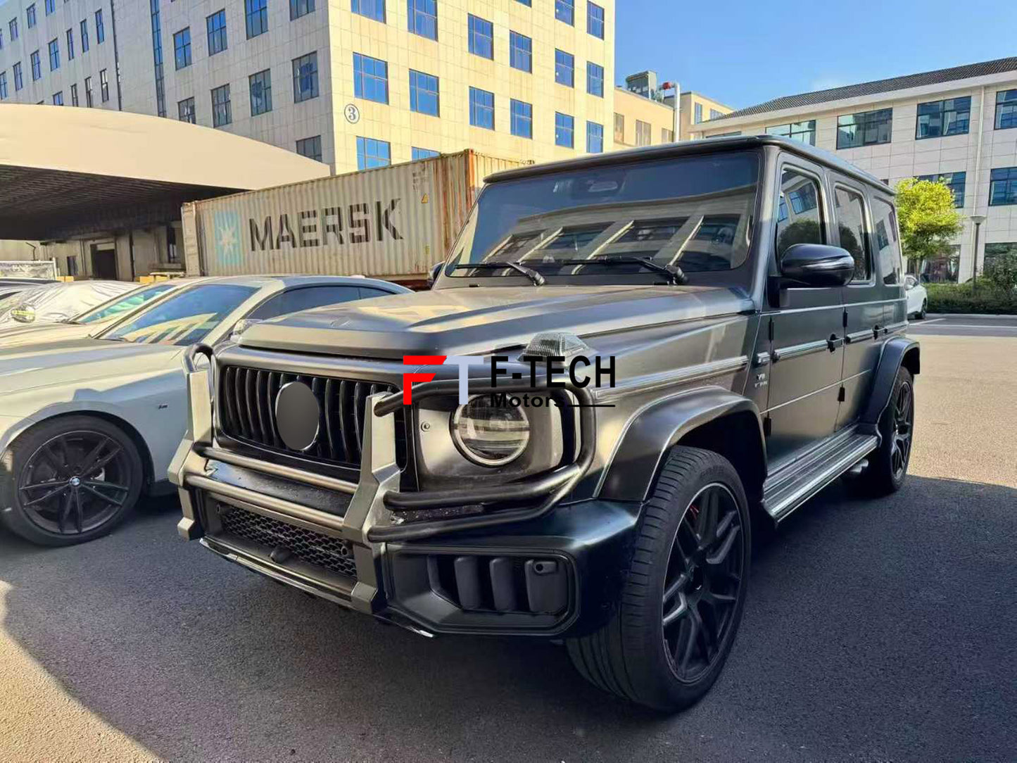 Front Grille Guard Bull Bar For Mercedes Benz G Class W465 G63 AMG 2025+ Brabus