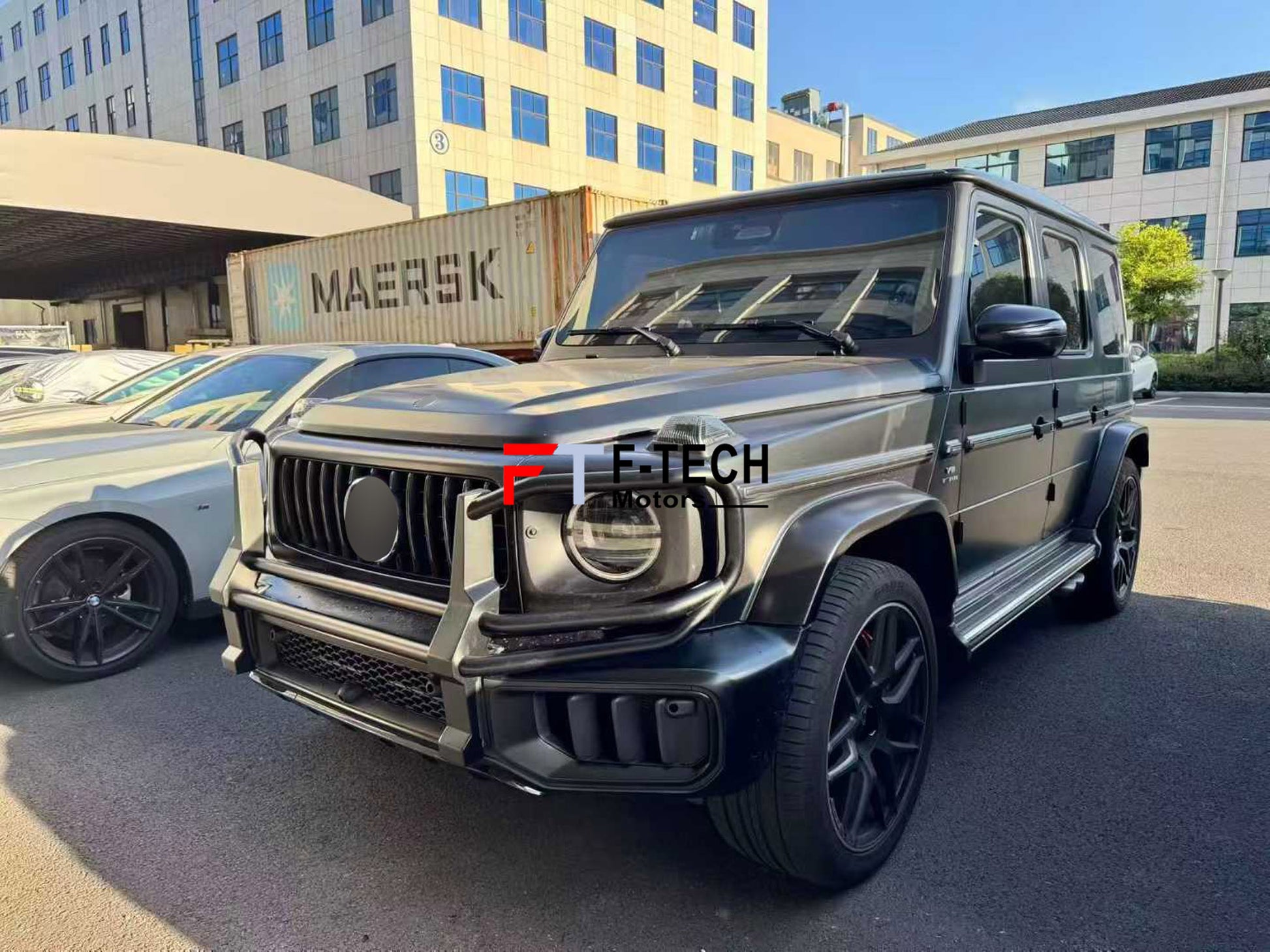 Front Grille Guard Bull Bar For Mercedes Benz G Class W465 G63 AMG 2025+ Brabus